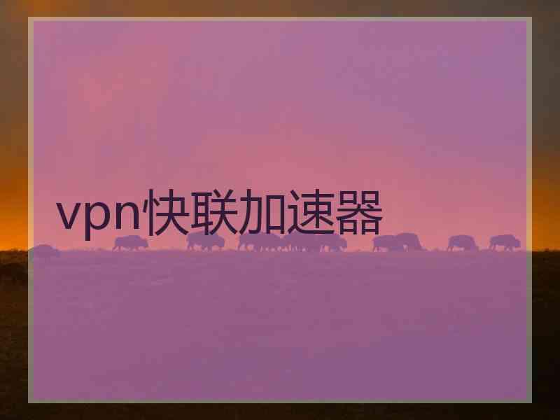 vpn快联加速器