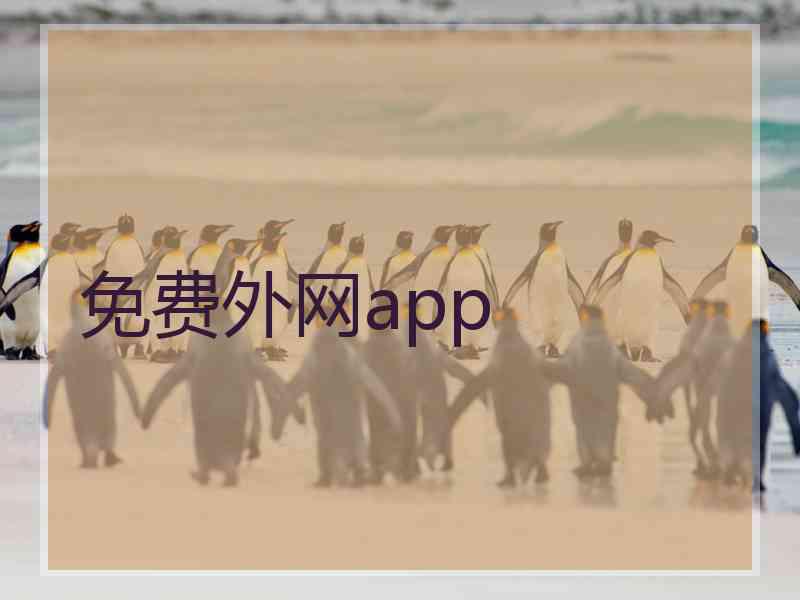 免费外网app