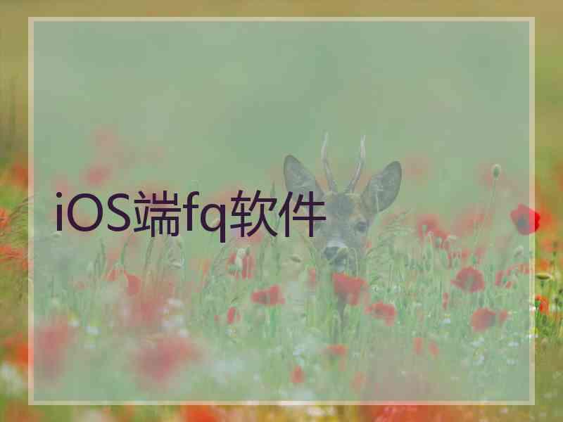 iOS端fq软件