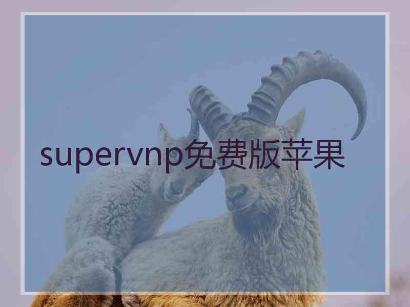 supervnp免费版苹果