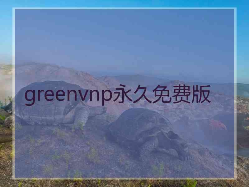 greenvnp永久免费版