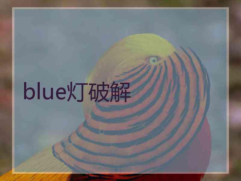 blue灯破解